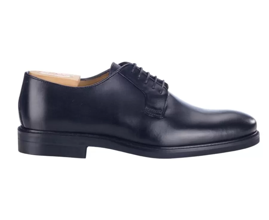 Outlet Zapatos derby Negro con suela de goma Monterey Classic Gomme City Zapatos Derby Y Bluchers