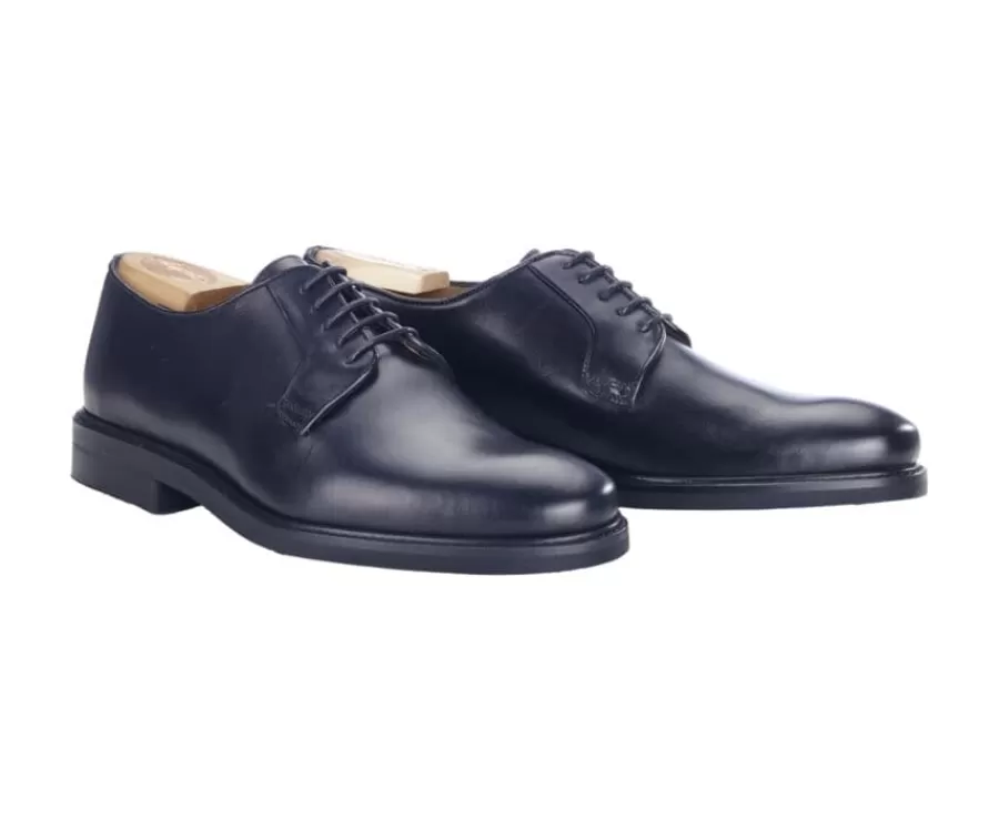 Outlet Zapatos derby Negro con suela de goma Monterey Classic Gomme City Zapatos Derby Y Bluchers