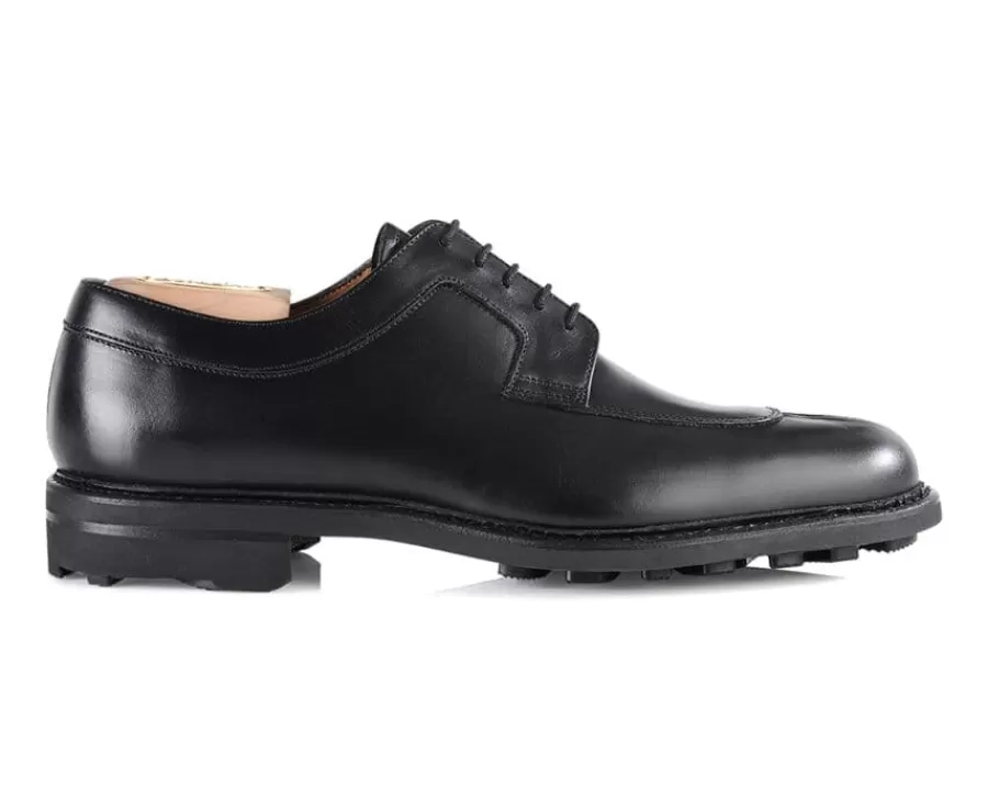 Discount Zapatos derby negros para hombre con suela de caucho Kent Gomme Country Zapatos Confort | Zapatos Derby Y Bluchers