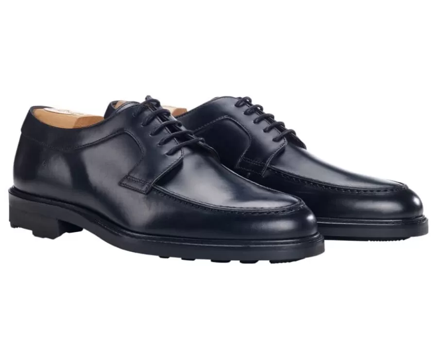 Clearance Zapatos derby Negros para hombre con suela de goma Hudson Ii Gomme Country Zapatos Derby Y Bluchers