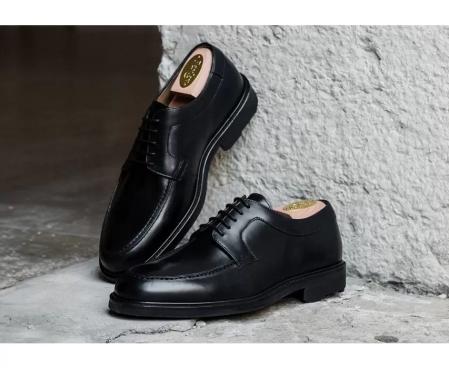 Clearance Zapatos derby Negros para hombre con suela de goma Hudson Ii Gomme Country Zapatos Derby Y Bluchers