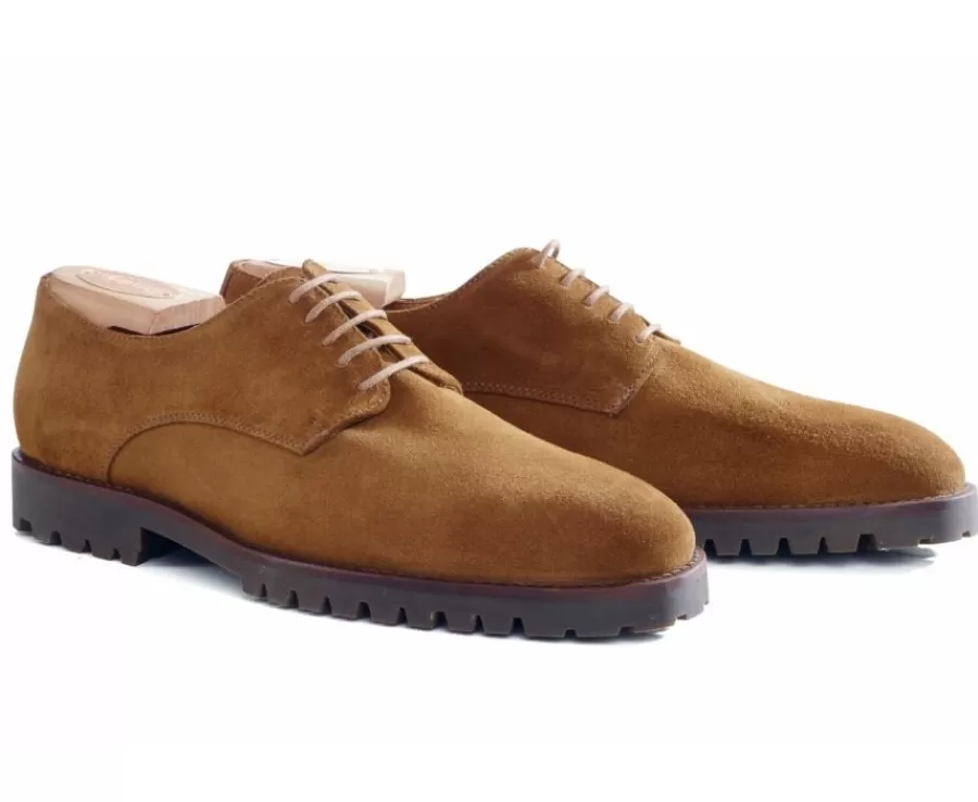 Online Zapatos derby Terciopelo Gamuza con suela de goma Bushey Gomme Zapatos Confort