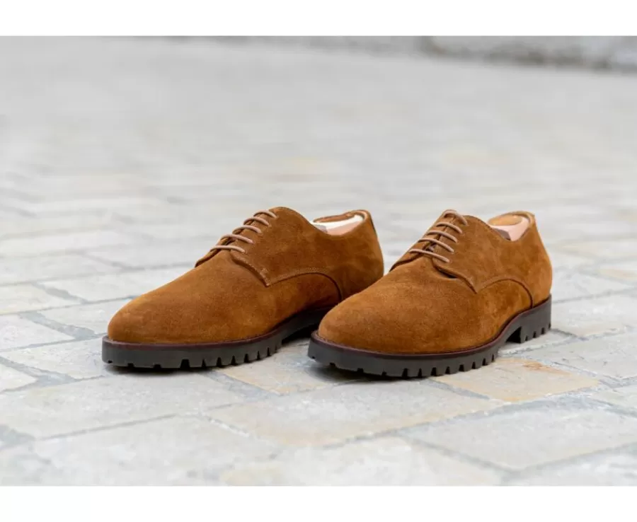 Online Zapatos derby Terciopelo Gamuza con suela de goma Bushey Gomme Zapatos Confort