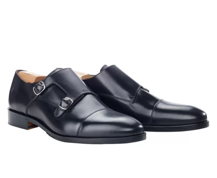 Cheap Zapatos hebilla hombre Negro Greydale Patin Zapatos De Boda | Hebillas