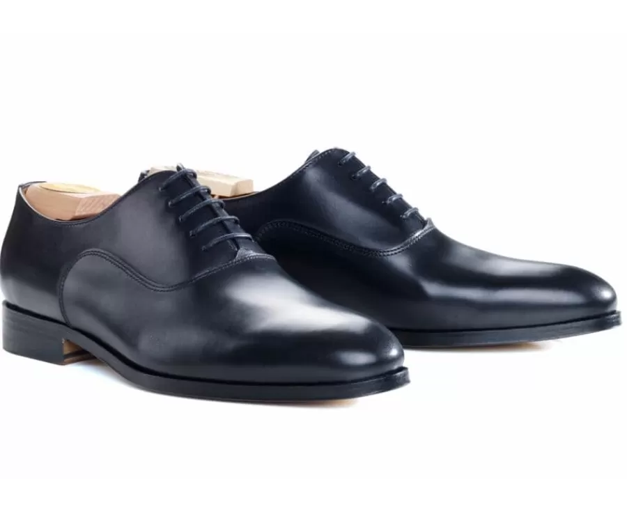 Outlet Zapatos Oxford hombre negro con suela de piel Wayford Zapatos Confort | Zapatos Oxford