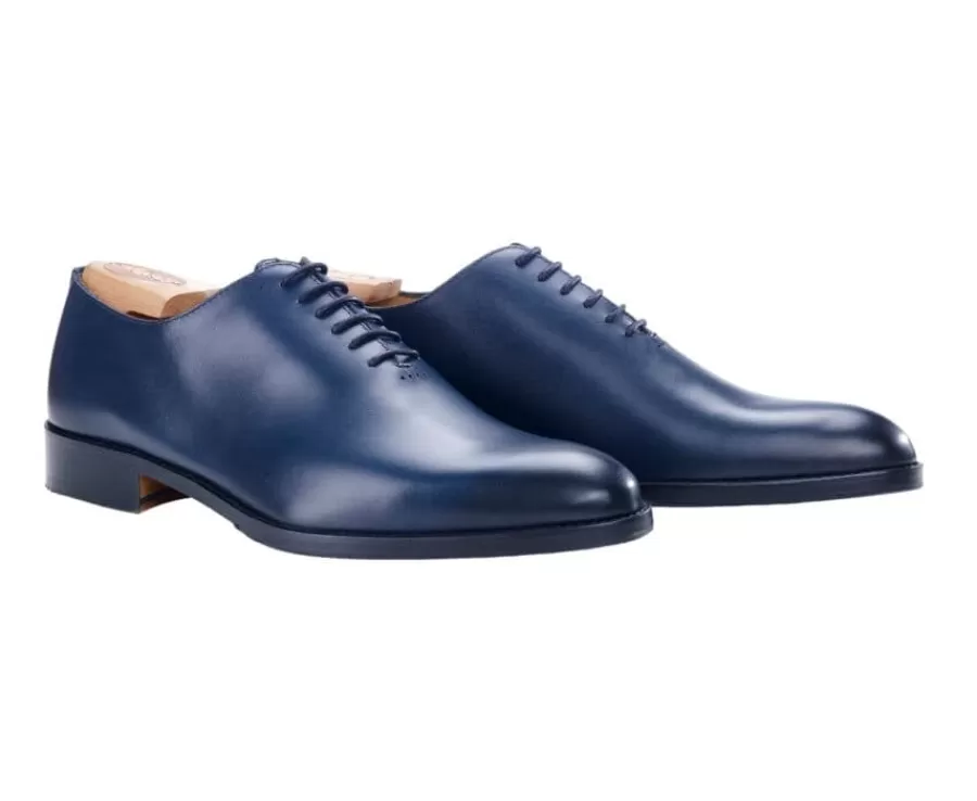 Store Zapatos Oxford para hombre con suela de piel Marino - PETER PATIN | Zapatos De Boda