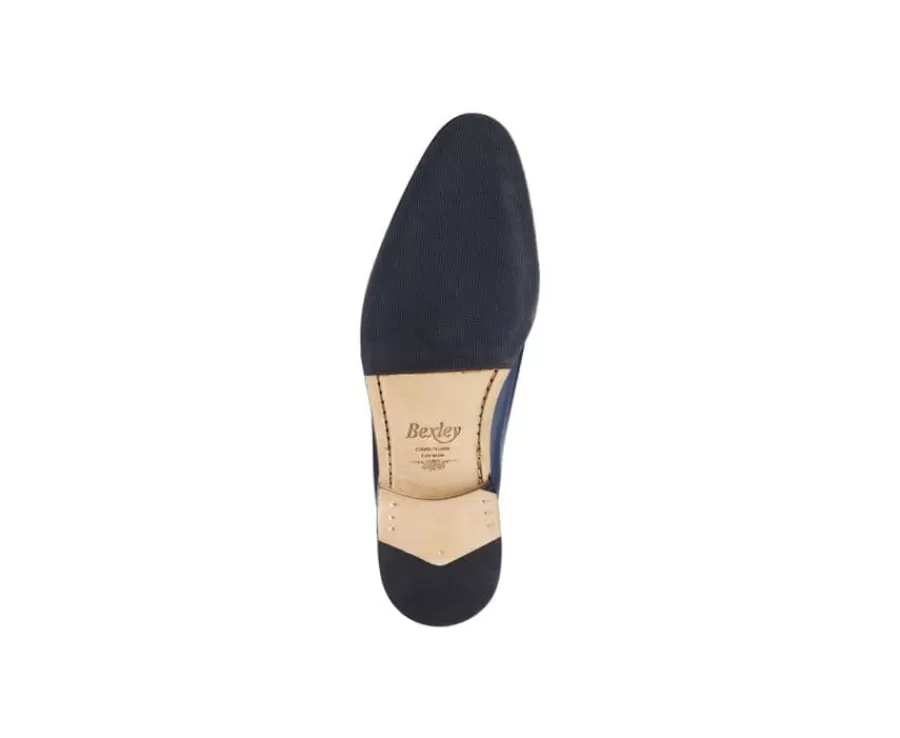 Store Zapatos Oxford para hombre con suela de piel Marino - PETER PATIN | Zapatos De Boda
