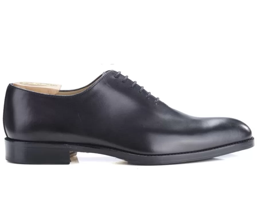 Fashion Zapatos Oxford para hombre Negro Suela de piel con patín Peter Patin Zapatos De Boda | Zapatos Oxford