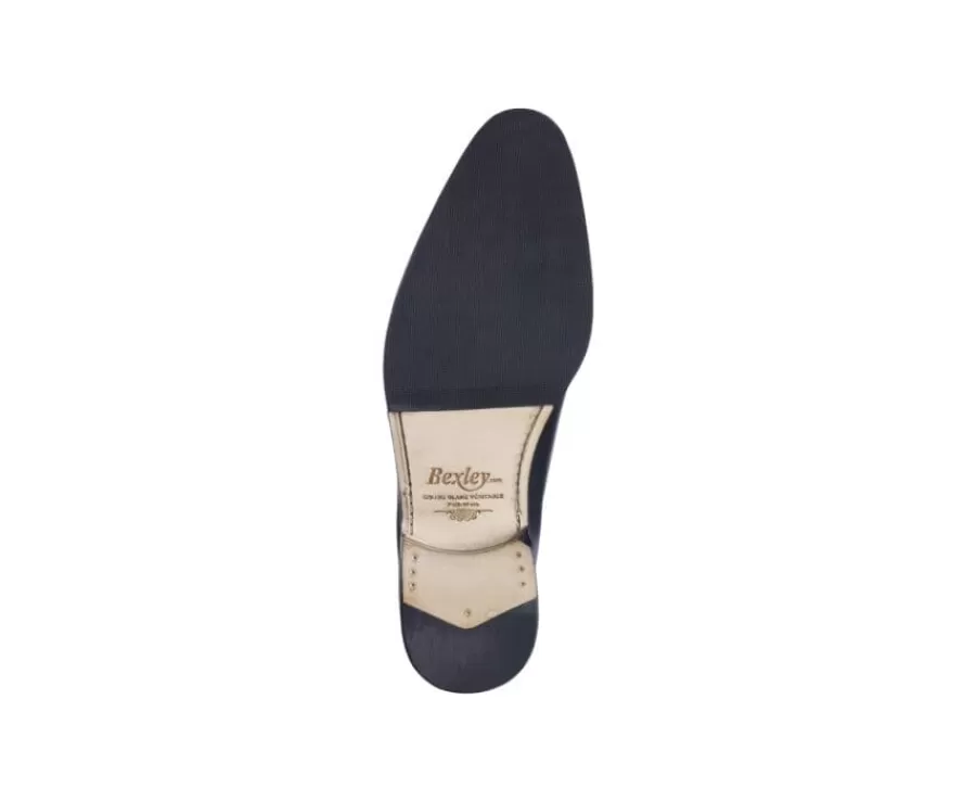 Fashion Zapatos Oxford para hombre Negro Suela de piel con patín Peter Patin Zapatos De Boda | Zapatos Oxford